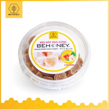BEHONEY JELLY CANDY WITH EXTRA GINGER 100 G